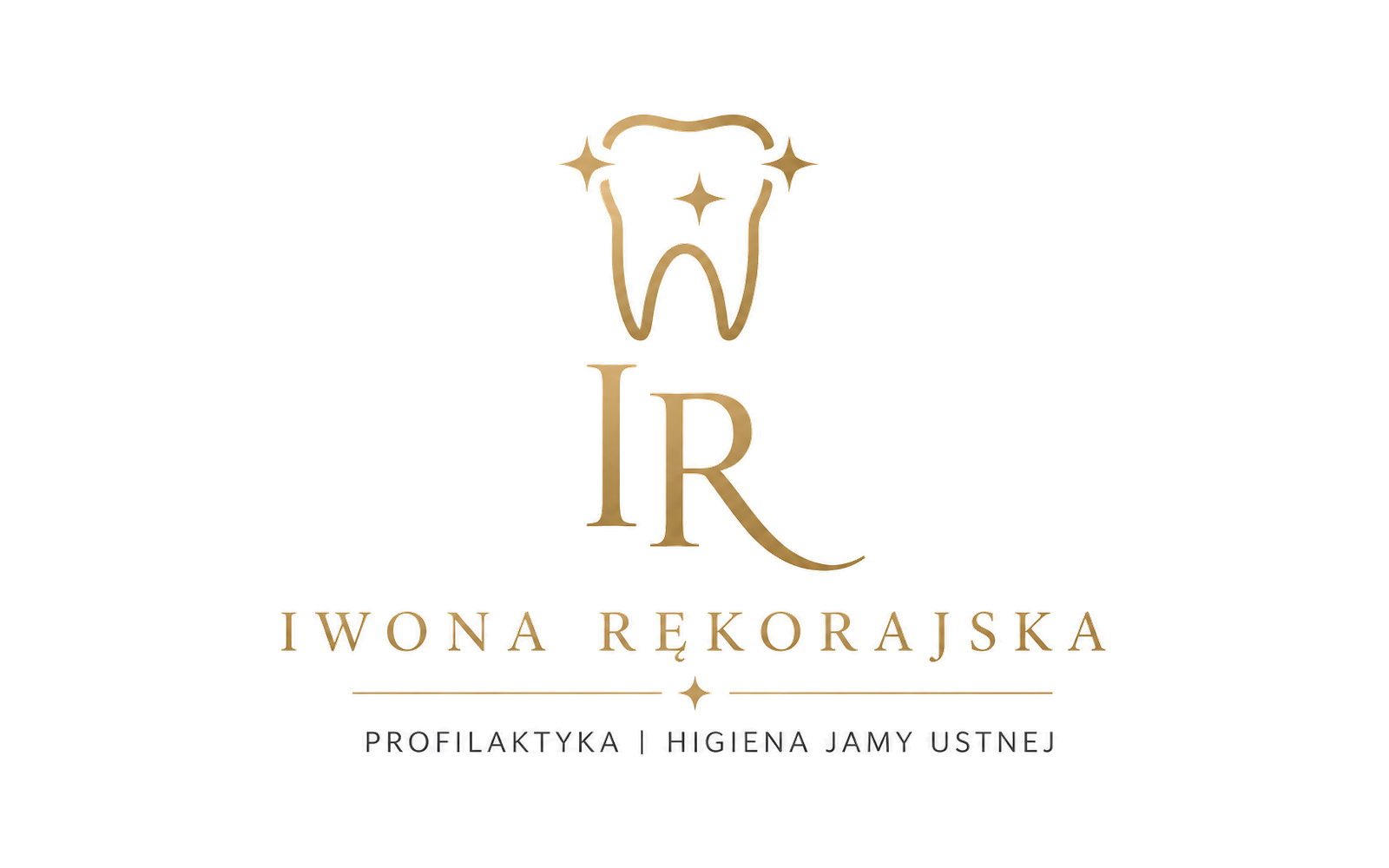 Logo Iwona Higienistka — projekt identyfikacji wizualnej Dybalski Studio